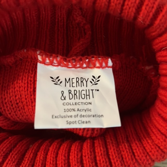 Christmas Holiday Dog Sweater - Red - Holiday Present - Size:Large - Picture 8 of 10